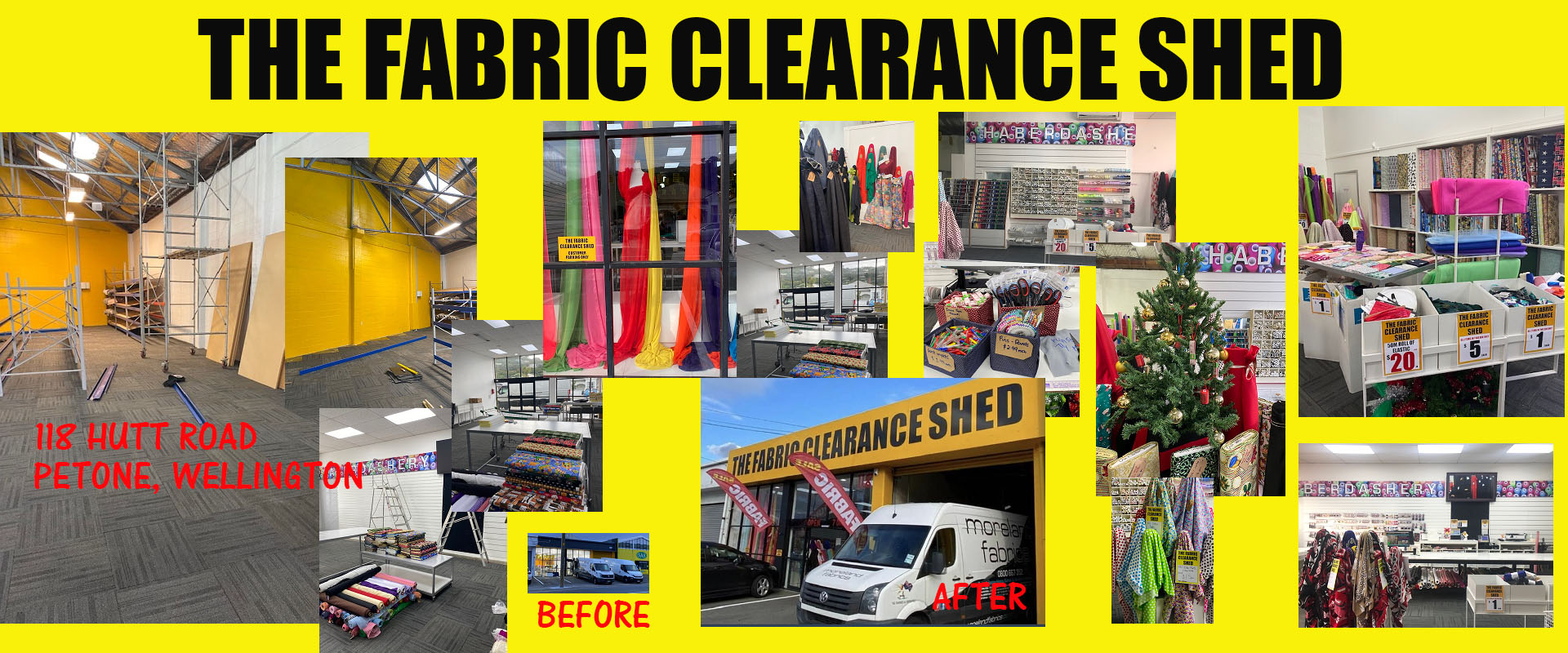 The Fabric Clearance Shed Fabric Shop, New Lynn, Auckland
